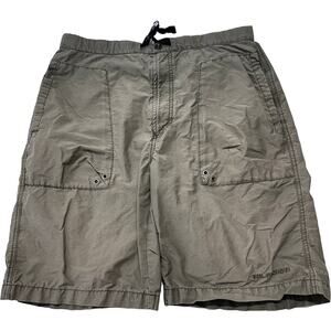 Tommy Hilfiger Men Shorts Size M Brown Nylon Cotton Outdoor Hiking Gorpcore Y2K